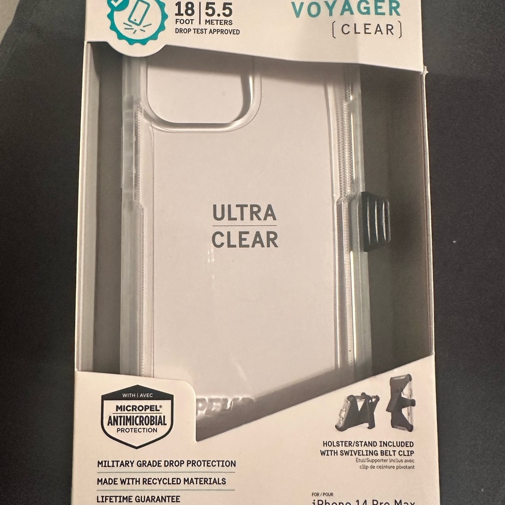 Voyager Clear Phone Case for iPhone 14 Pro Max